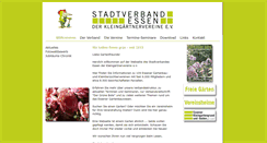 Desktop Screenshot of kleingaerten-essen.de